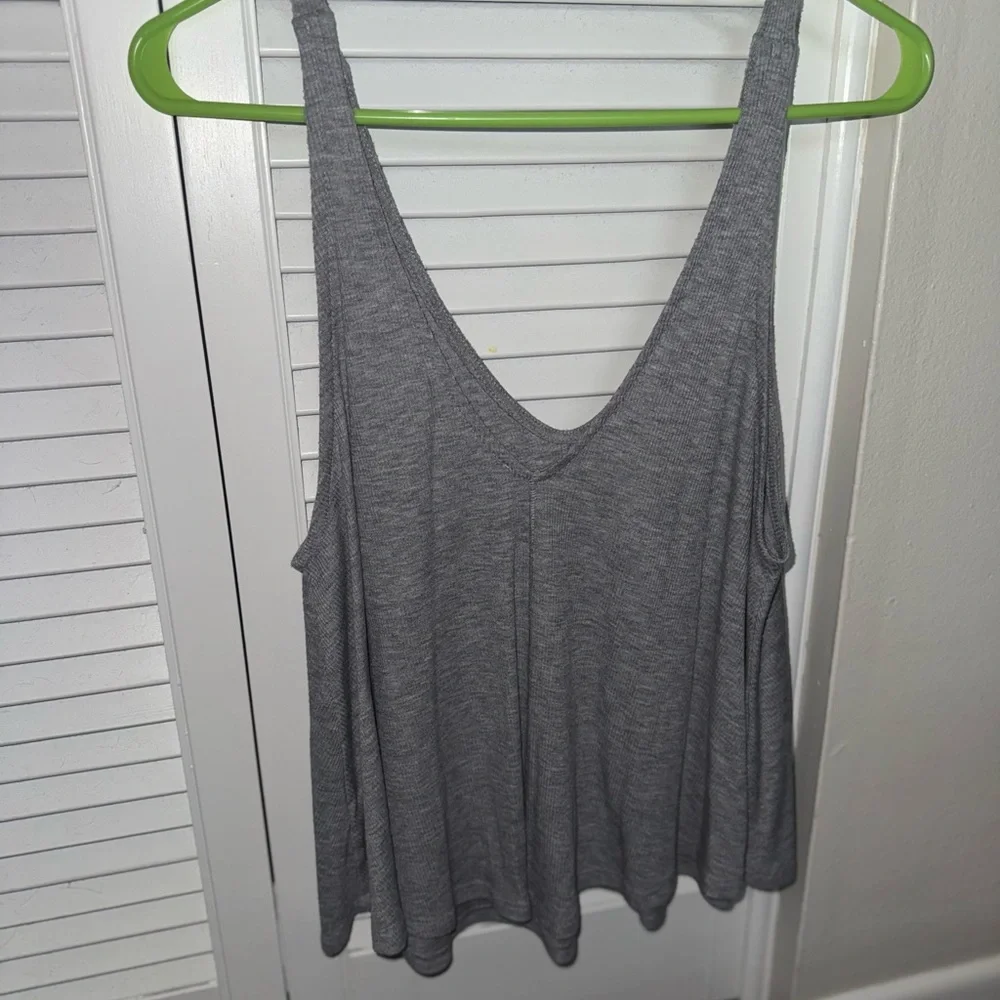 Gray Free People Tank Top - Picture 2 of 3